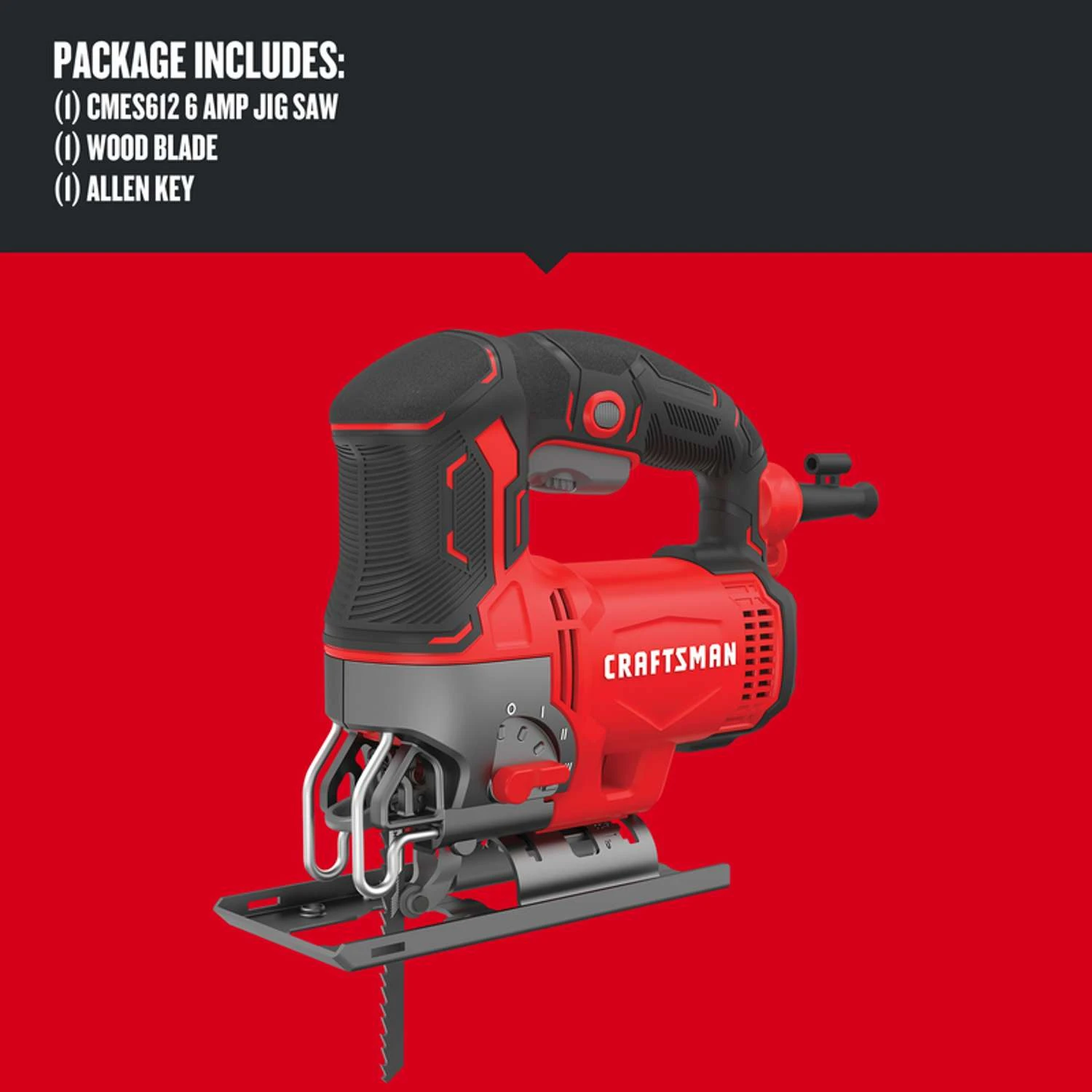 Craftsman 6 Amps Corded Jig Saw Tool Only - Image 3