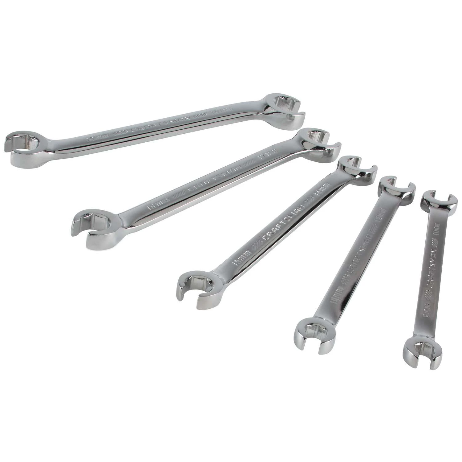 Craftsman 6 Point Metric Flare Nut Wrench Set 5 Pc - Image 2