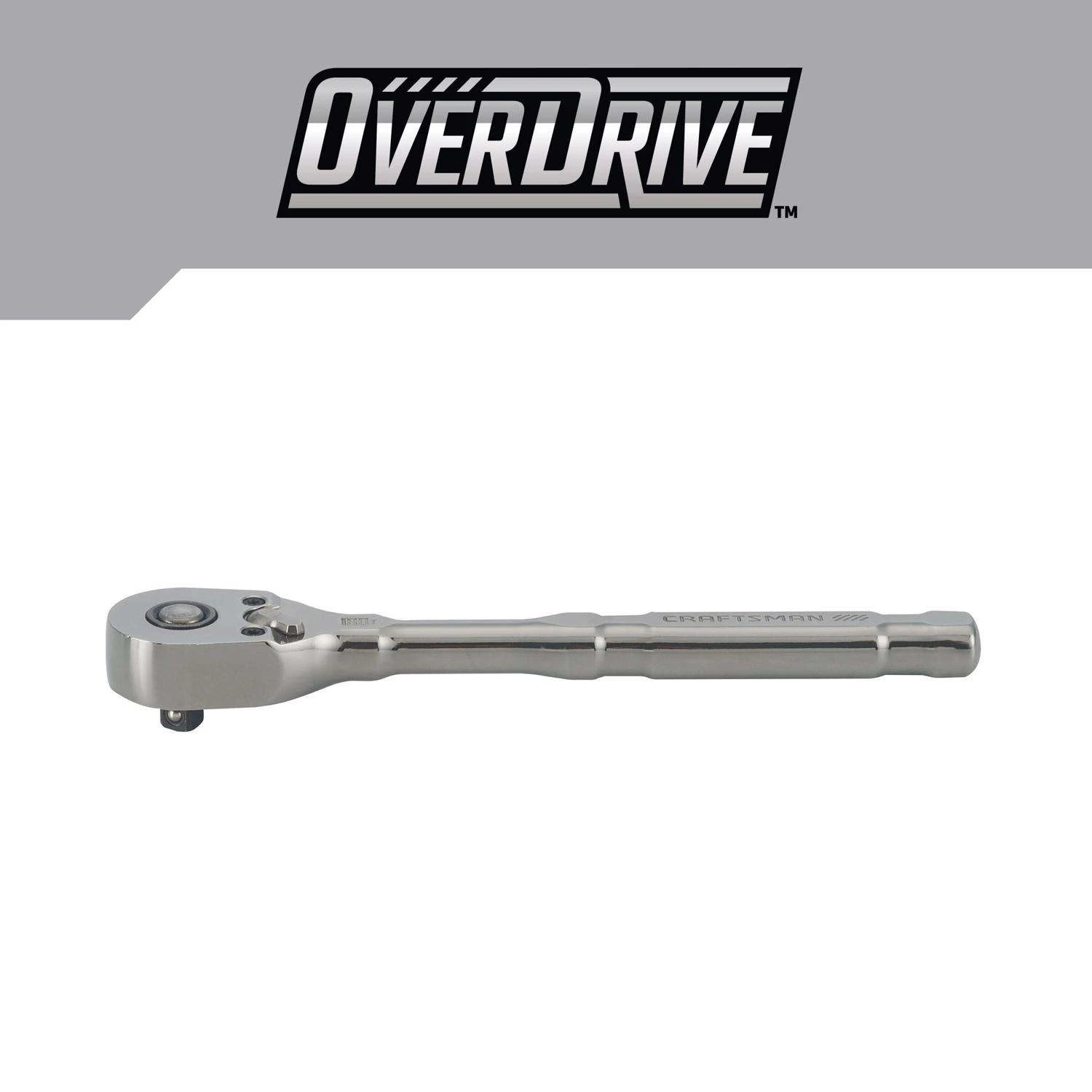 Craftsman Overdrive 1/4 In. Drive Pear Head Ratchet 180 Teeth - Image 3