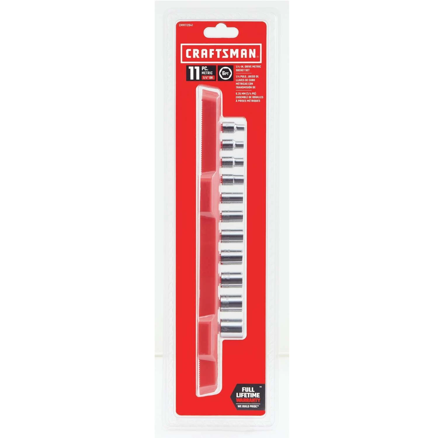 Craftsman 1/4 In. Drive Metric 6 Point Socket Set 11 Pc - Image 2