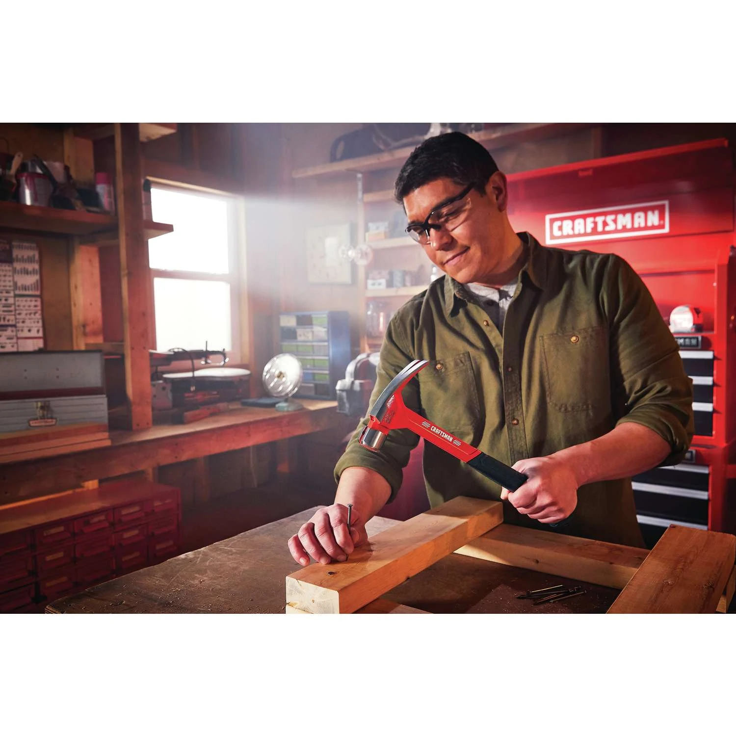 Craftsman 20 Oz Smooth Face Claw Hammer 7.75 In. Steel Handle - Image 3