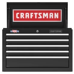 Craftsman S1000 26 In. 5 Drawer Steel Tool Chest 17.25 In. H X 12 In. D