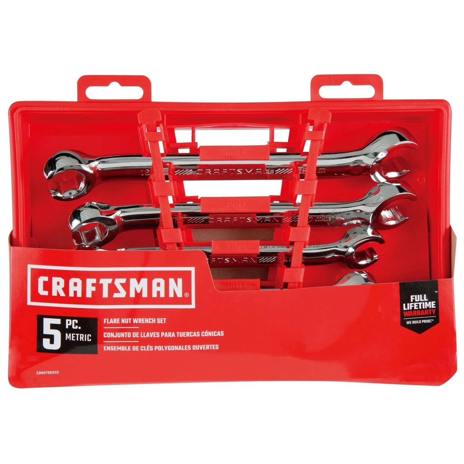 Craftsman 6 Point Metric Flare Nut Wrench Set 5 Pc - Image 3