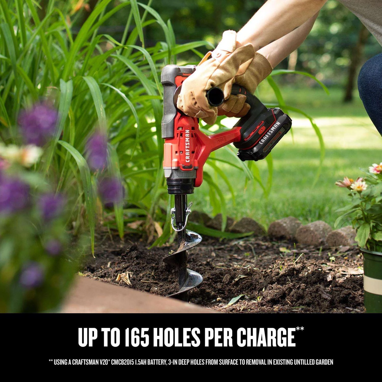 Craftsman V20 13.97 In. Steel Battery Operated Auger - Image 3