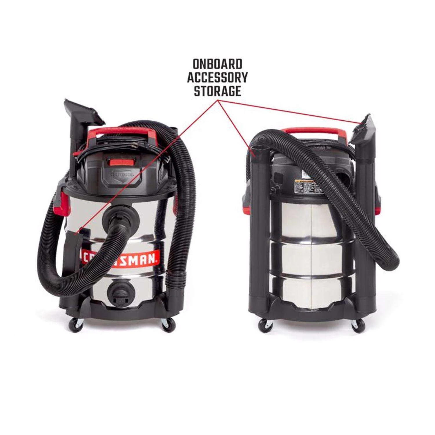 Craftsman 10 Gal Corded Wet/Dry Vacuum 120 V 6 HP - Image 4
