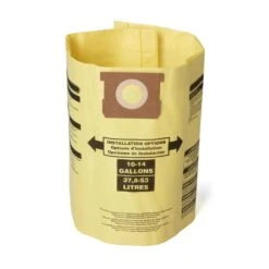 Craftsman 2 In. L X 9.5 In. W Wet/Dry Vac Filter Bag 10-14 Gal 2 Pc