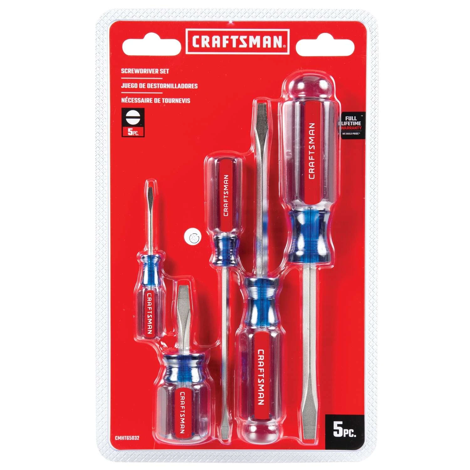 Craftsman Slotted Screwdriver Set 5 Pc - Image 5