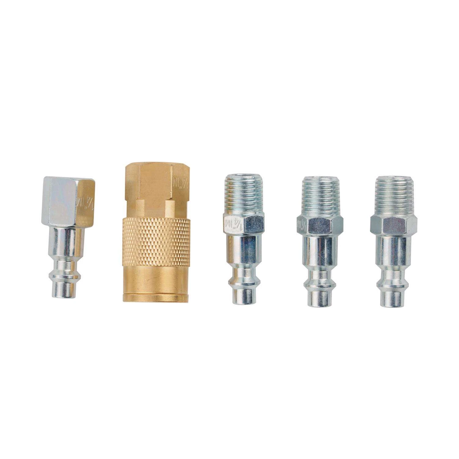 Craftsman Brass/Steel Coupler And Plug 1/4 In. 5 Pc - Image 5
