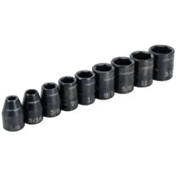 Craftsman 3/8 And 1/2 In. Drive SAE Socket Set 9 Pc