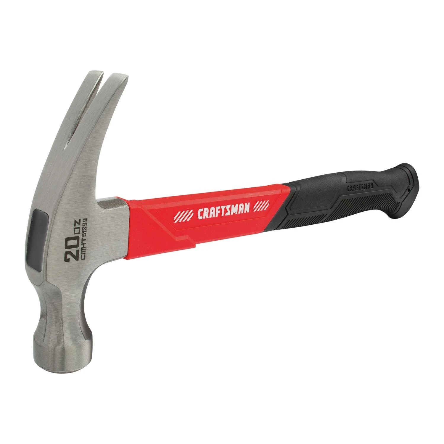 Craftsman 20 Oz Smooth Face Claw Hammer 10.75 In. Fiberglass Handle - Image 2