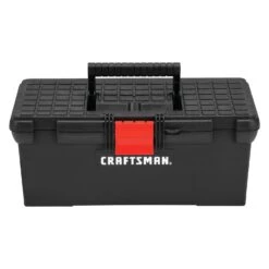 Craftsman 16 In. Classic Tool Box 442 Cu In Black