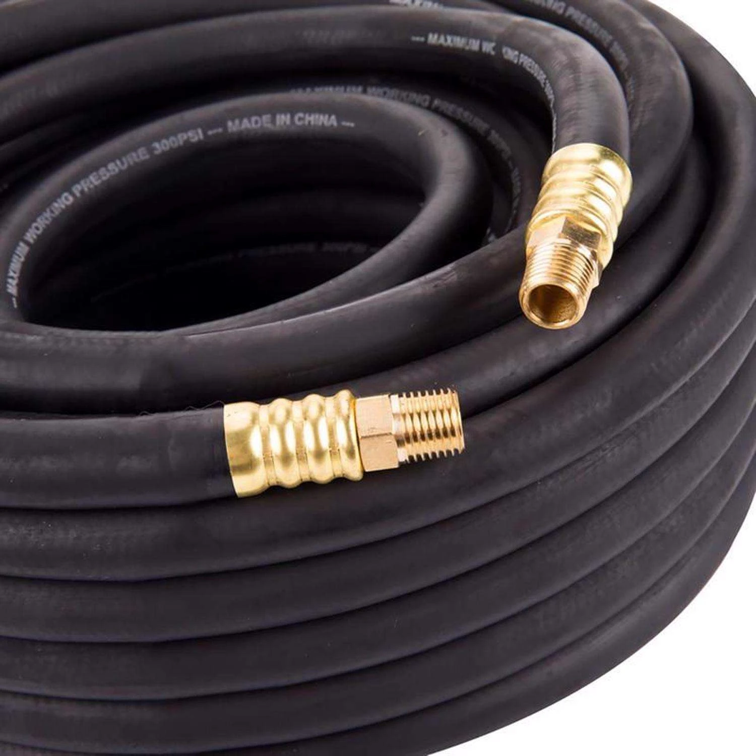 Craftsman 50 Ft. L X 3/8 In. D Rubber Air Hose 300 Psi Black - Image 3