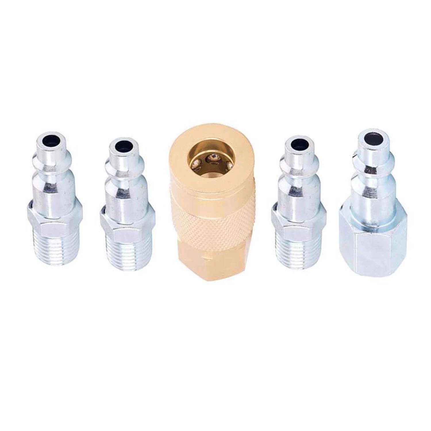 Craftsman Brass/Steel Coupler And Plug 1/4 In. 5 Pc - Image 4