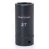 Craftsman 27 Mm X 1/2 In. Drive Metric 6 Point Deep Deep Impact Socket 1 Pc