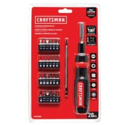 Craftsman Ratcheting Multi-Bit Driver 26 Pc