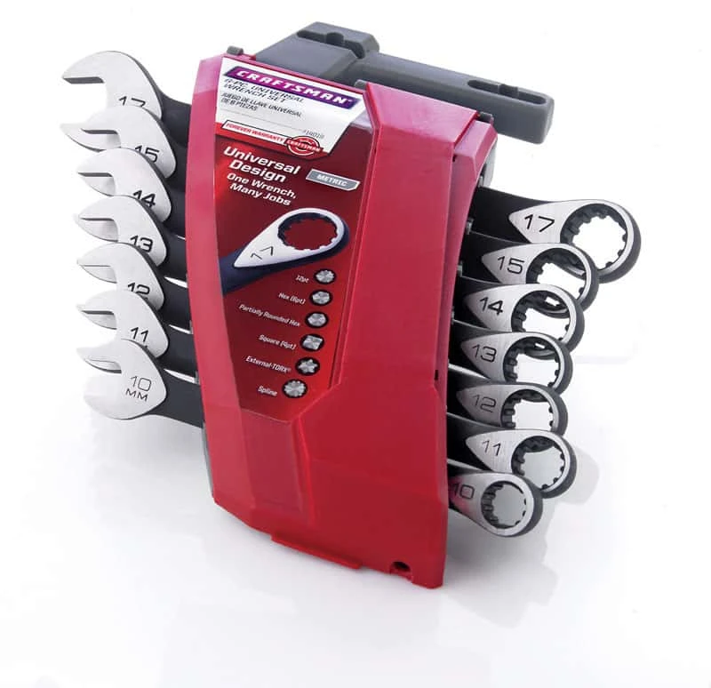 Craftsman Metric Wrench Set 17 In. L 7 Pc - Image 2