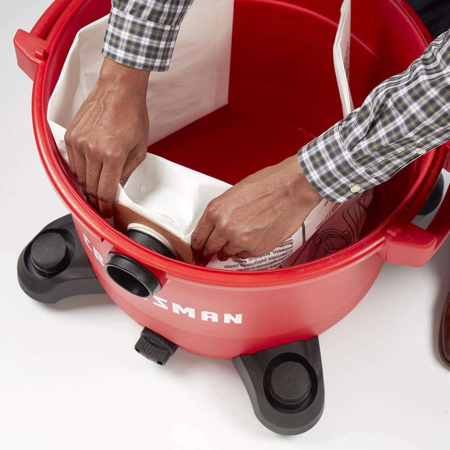 Craftsman 2 In. L X 12 In. W Wet/Dry Vac Bag 16-20 Gal 2 Pc - Image 3