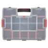 Craftsman 14.8 In. W X 2.71 In. H X 11.5 In. D Storage Organizer Plastic 14 Compartments Black/Red