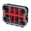 Craftsman VersaStack 7.5 In. W X 2.76 In. H Small Parts Bin Plastic 8 Compartments Black/Red