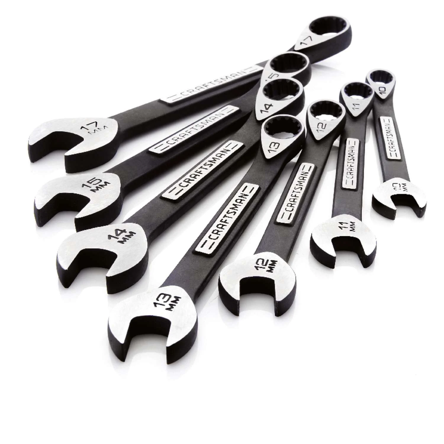 Craftsman Metric Wrench Set 17 In. L 7 Pc