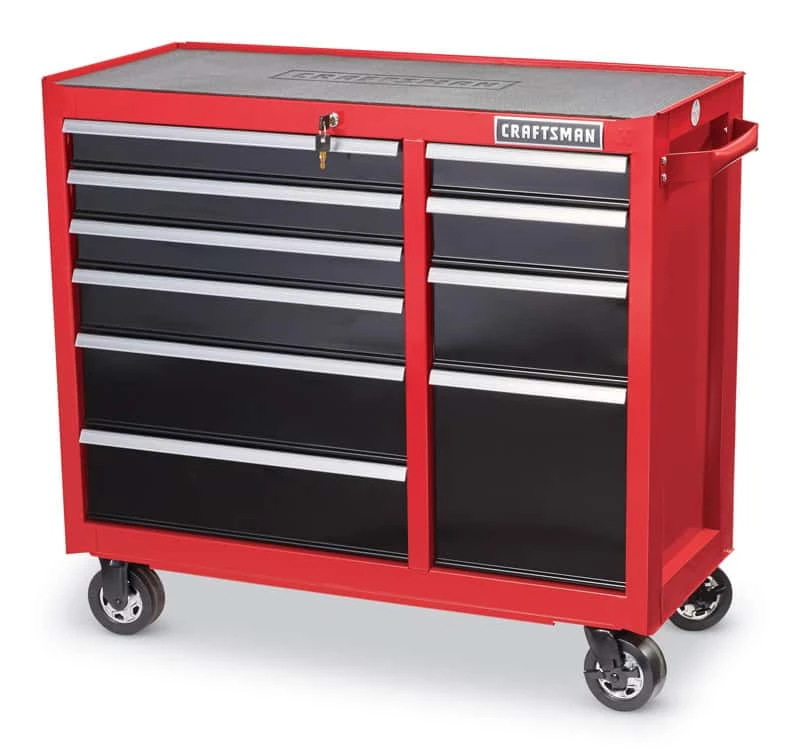 Craftsman 41 In. 10 Drawer Metal Rolling Tool Cabinet 39-1/2 In. H X 18 In. D - Image 2