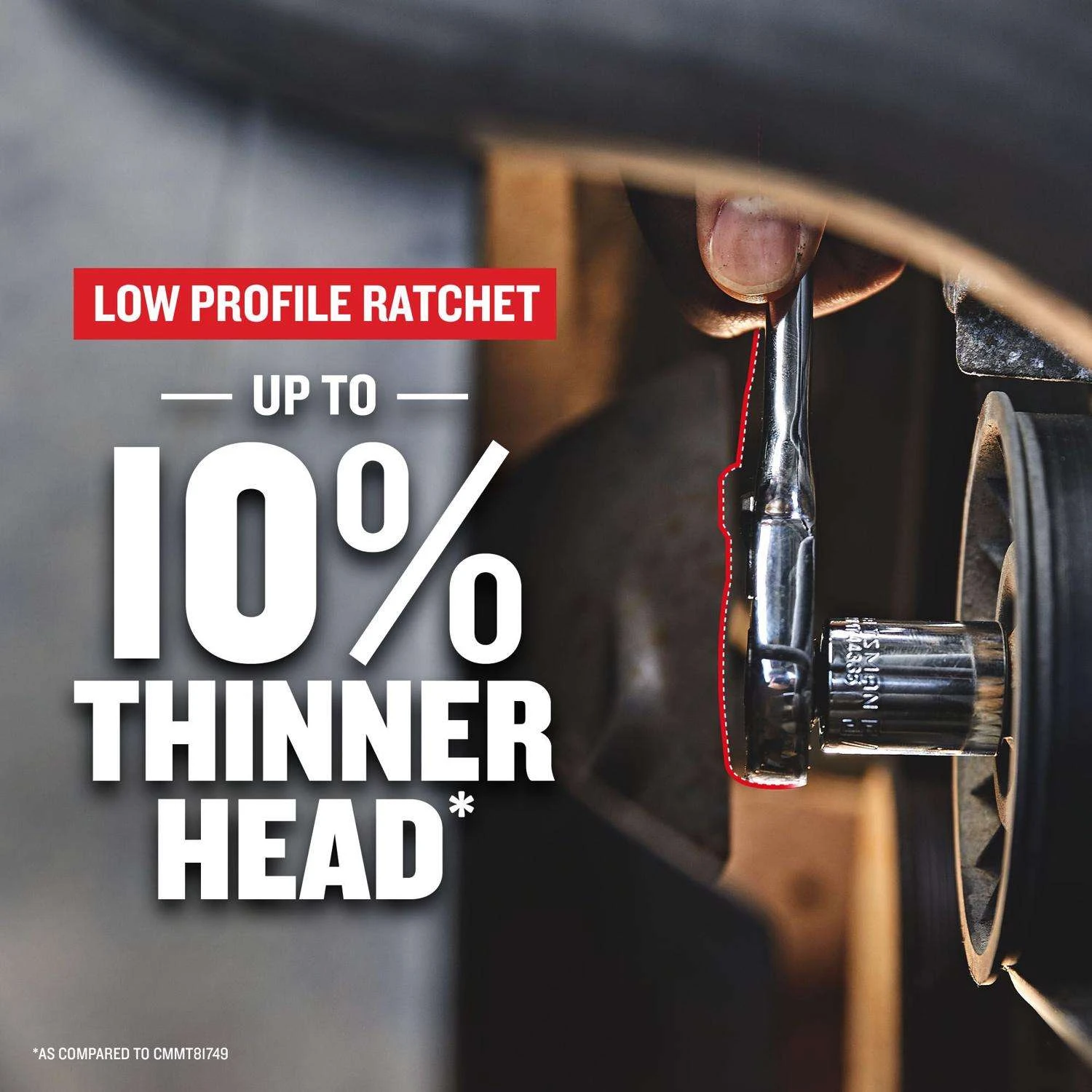 Craftsman Low Profile 1/2 In. Drive Ratchet 72 Teeth - Image 3