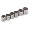 Craftsman 1/2 In. Drive Metric 12 Point Socket Set 6 Pc