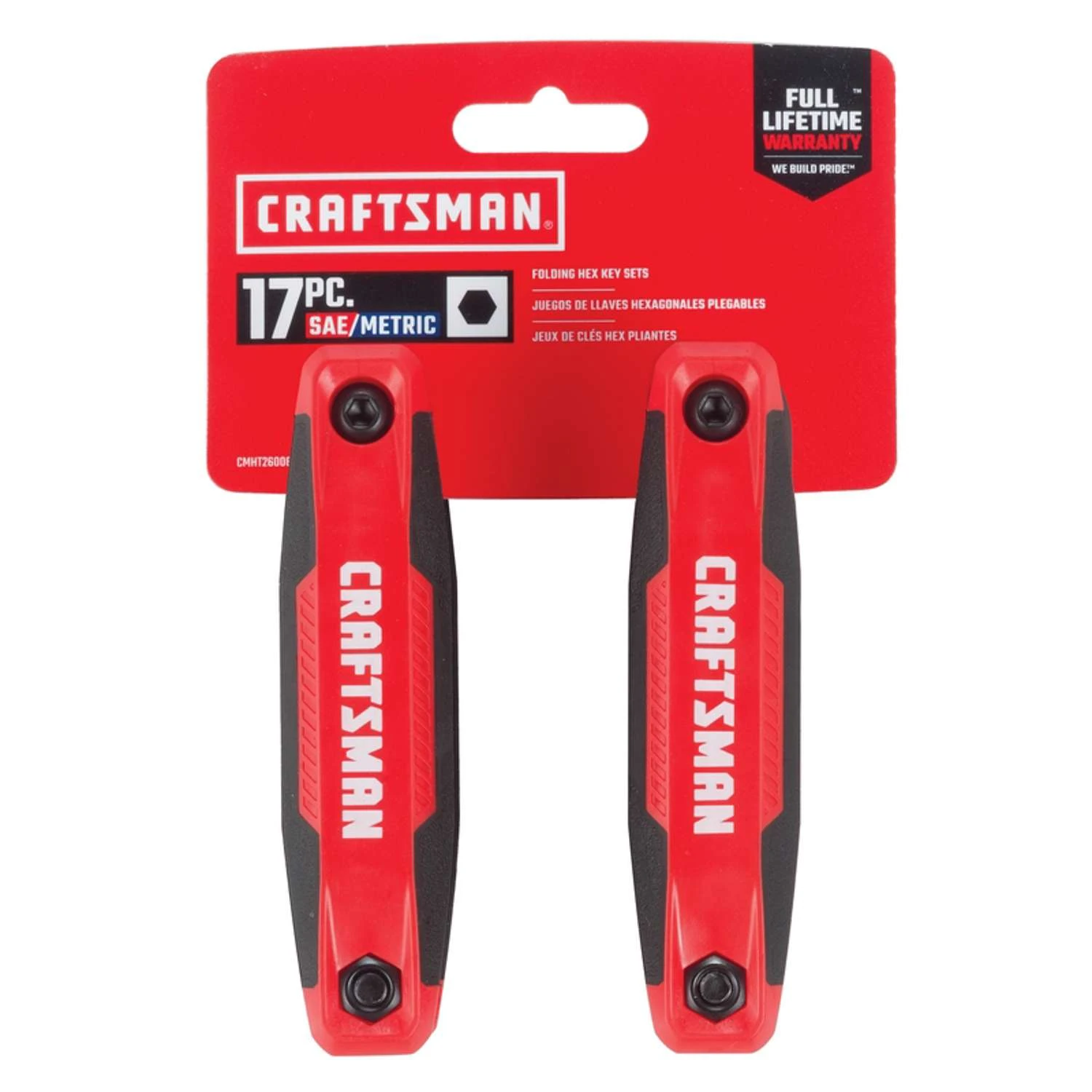 Craftsman Metric And SAE Fold-Up Hex Key Set 2 Pk - Image 3