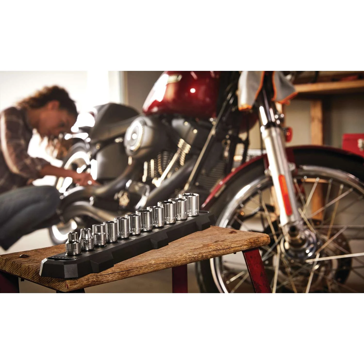 Craftsman 3/8 In. Drive SAE 6 Point Socket Set 11 Pc - Image 6