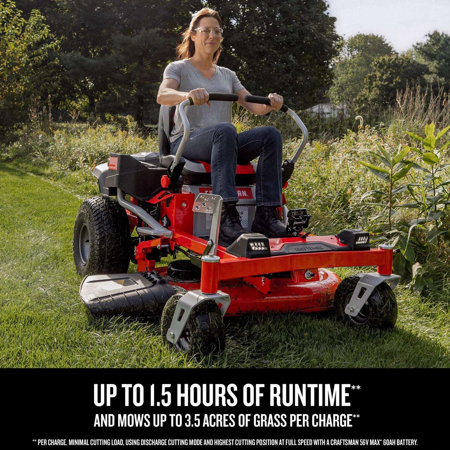 Craftsman CMCRM233401 42 In. Electric 56 V Battery Zero Turn Riding Mower Kit (Battery & Charger) - Image 3
