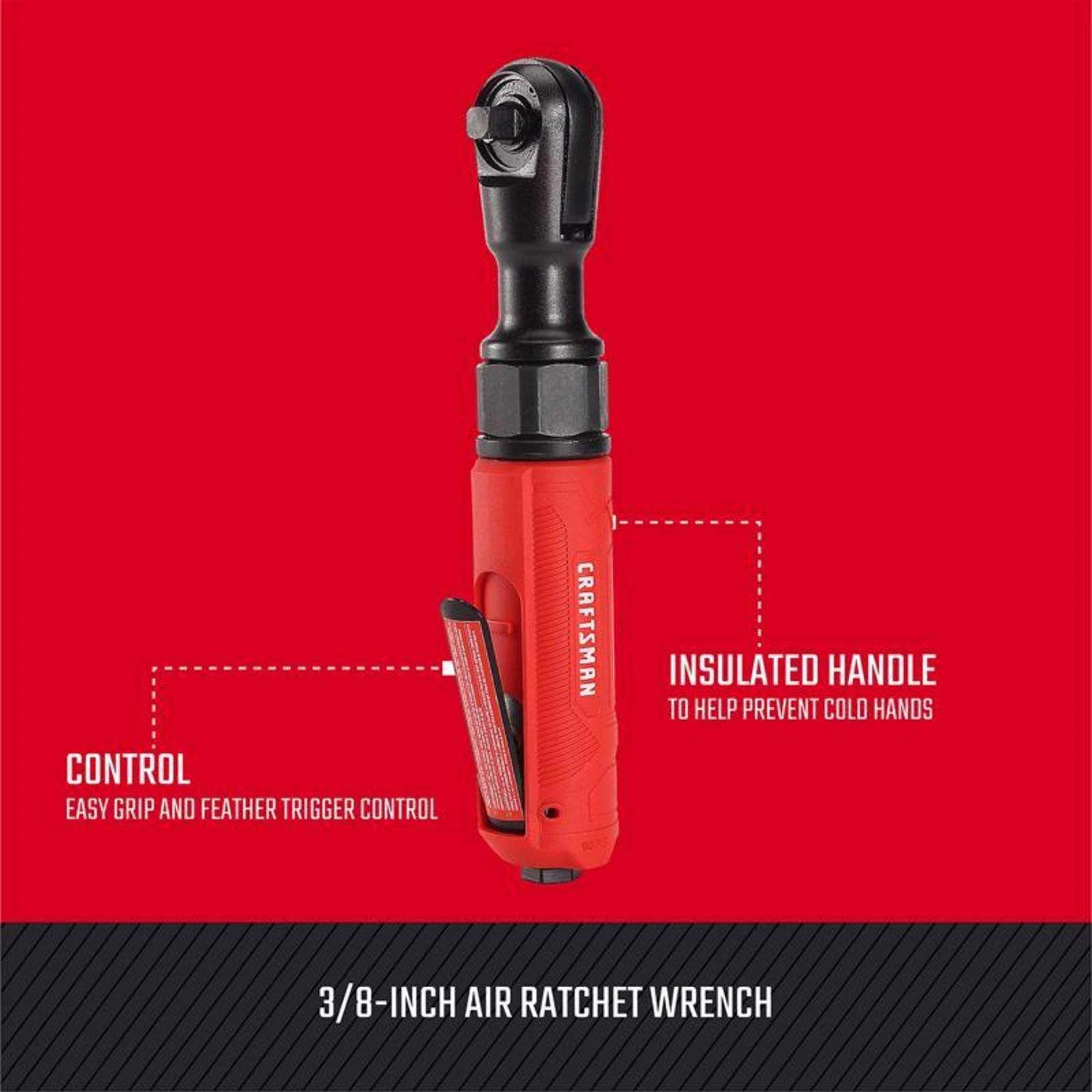 Craftsman 3/8 In. Air Ratchet 50 Ft/lb - Image 2