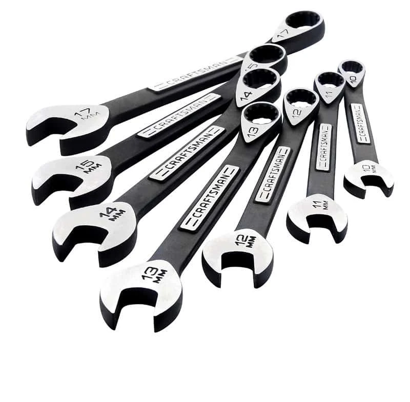 Craftsman Metric Wrench Set 17 In. L 7 Pc - Image 5