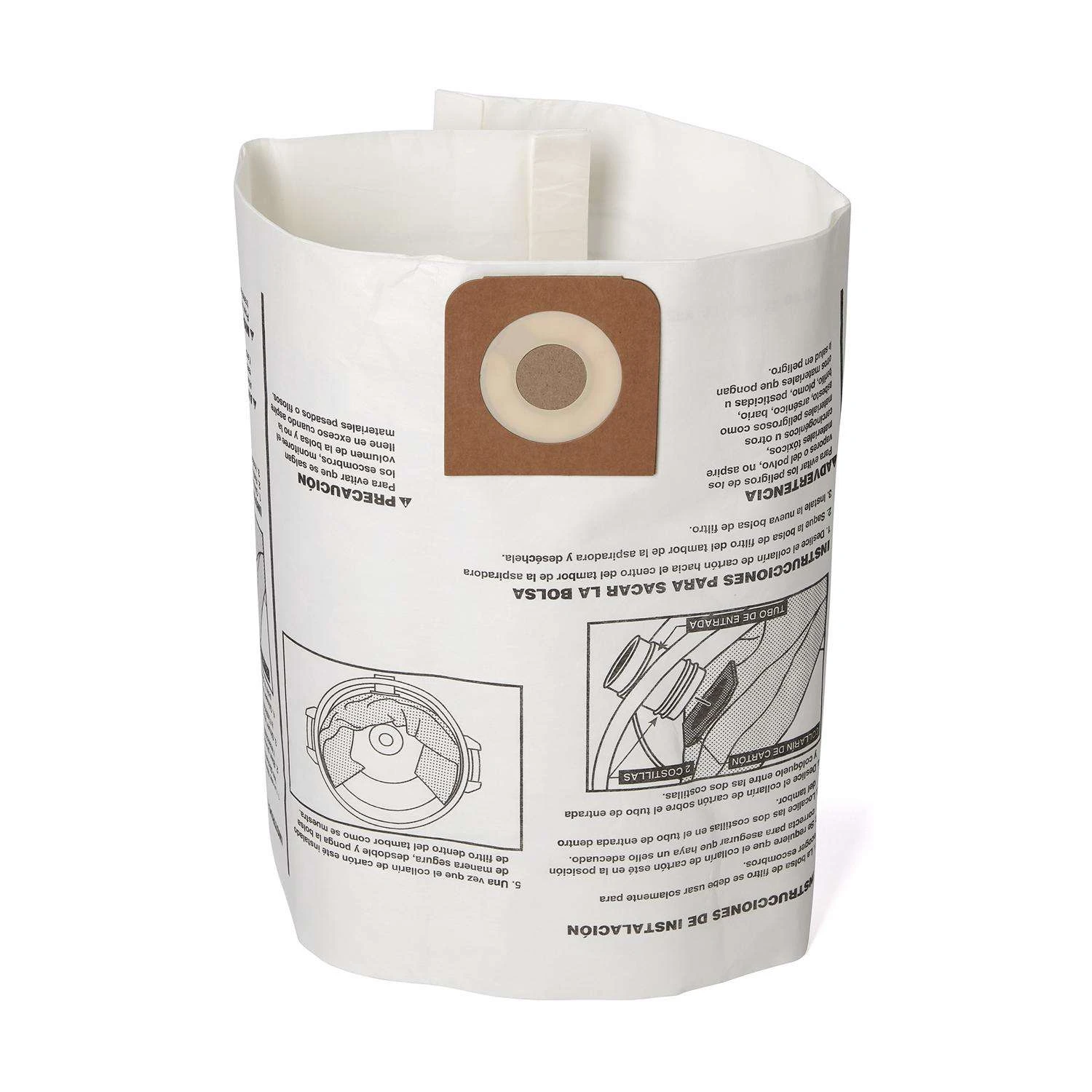 Craftsman 2 In. L X 12 In. W Wet/Dry Vac Bag 16-20 Gal 2 Pc