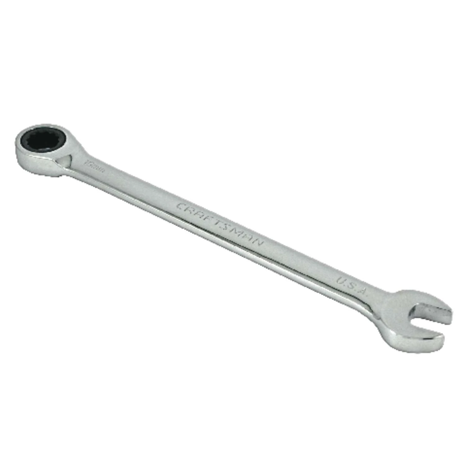 Craftsman 10 Mm 12 Point Metric Standard Ratcheting Combination Wrench 5.19 In. L 1 Pc