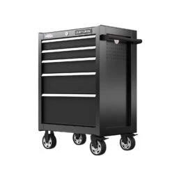 Craftsman S2000 26 In. 5 Drawer Steel Rolling Tool Cabinet 37.5 In. H X 18 In. D
