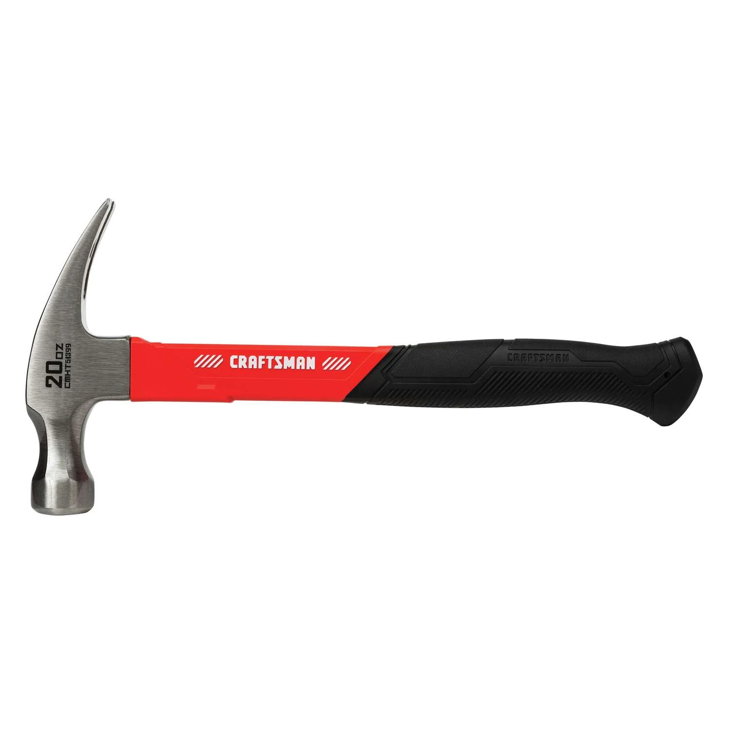 Craftsman 20 Oz Smooth Face Claw Hammer 10.75 In. Fiberglass Handle