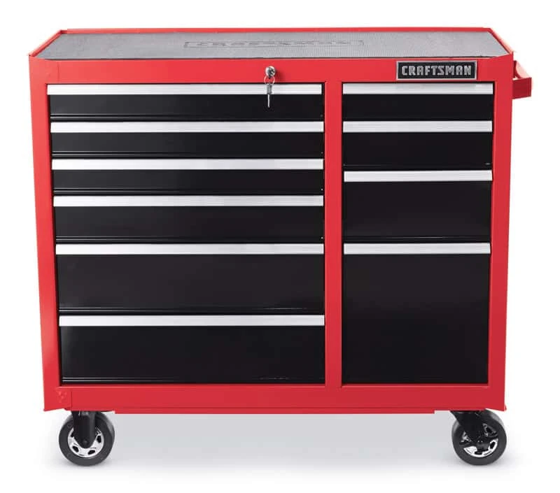 Craftsman 41 In. 10 Drawer Metal Rolling Tool Cabinet 39-1/2 In. H X 18 In. D - Image 4