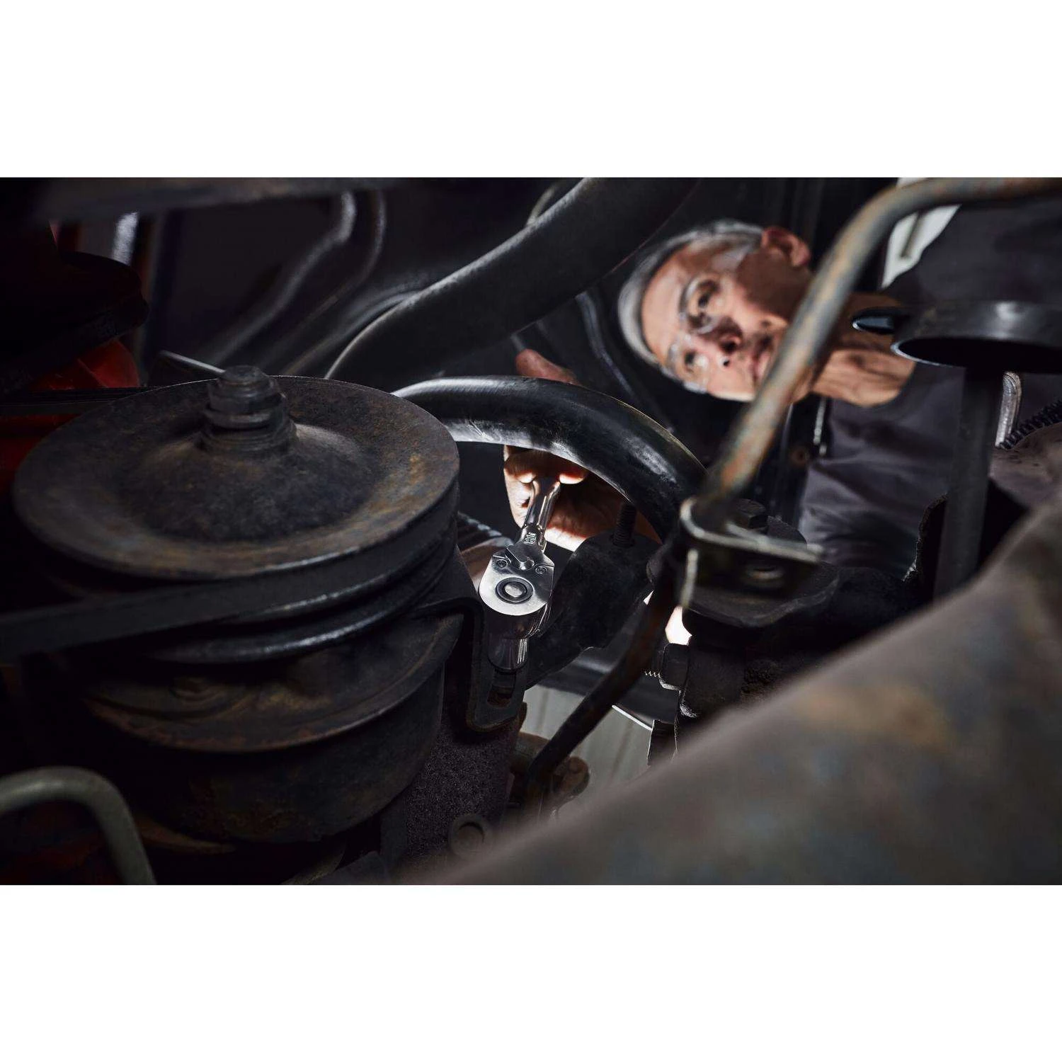 Craftsman Overdrive 1/4 In. Drive Pear Head Ratchet 180 Teeth - Image 5