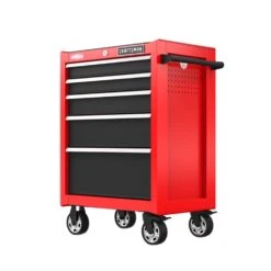 Craftsman S2000 26.5 In. 5 Drawer Steel Rolling Tool Cabinet 37.5 In. H X 18 In. D