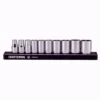 Craftsman V-Series 1/4 In. Drive SAE 6 Point Socket Set 10 Pc