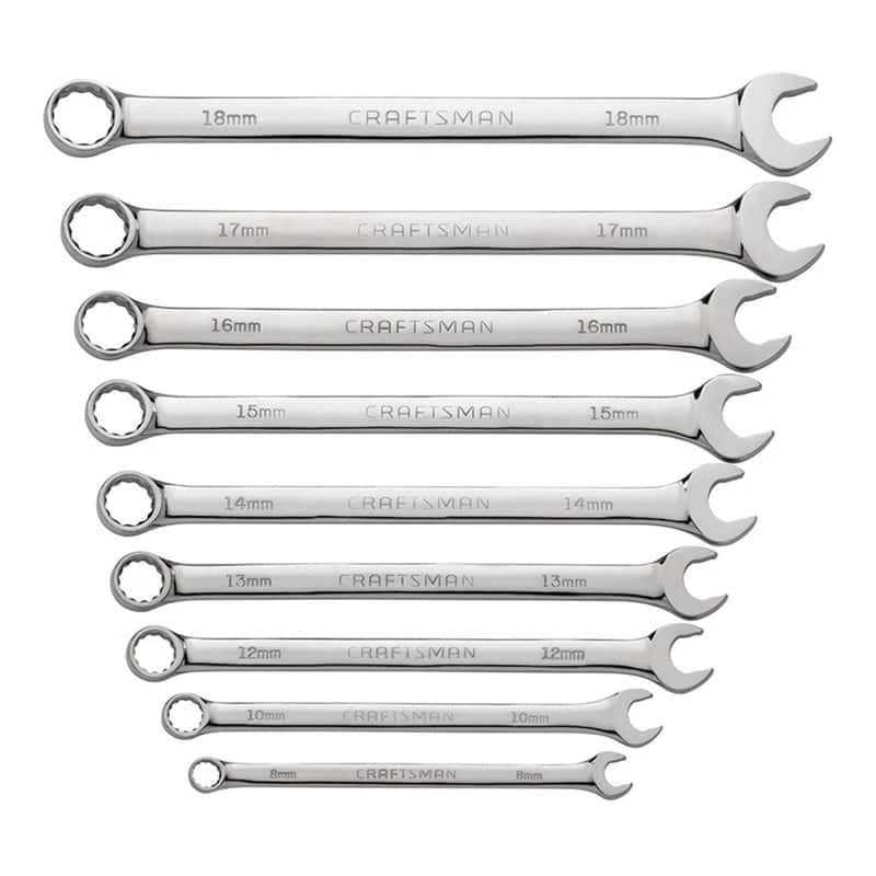 Craftsman 12 Point Metric Wrench Set 9 Pc
