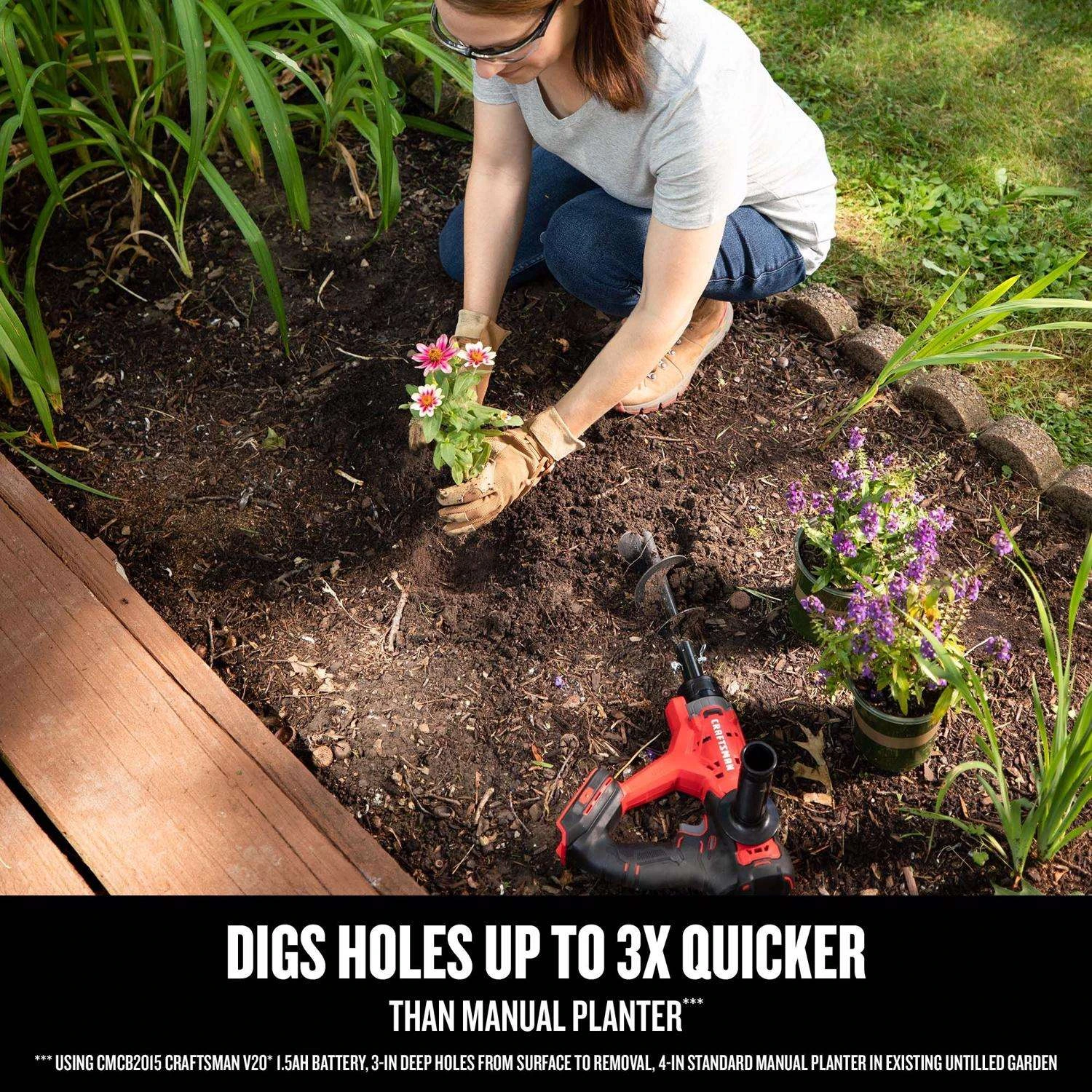 Craftsman V20 13.97 In. Steel Battery Operated Auger - Image 4