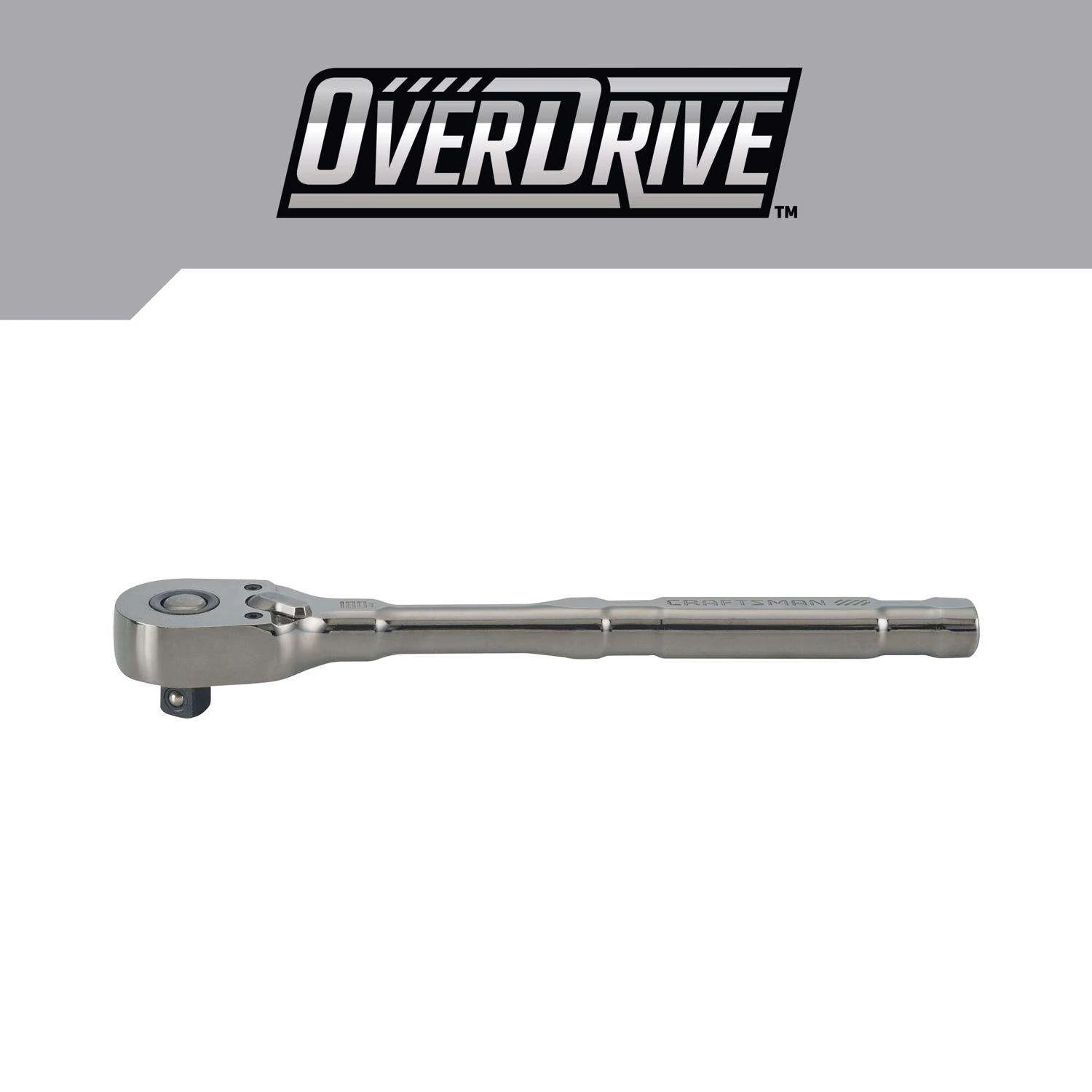 Craftsman Overdrive 1/2 In. Drive Pear Head Ratchet 180 Teeth - Image 3