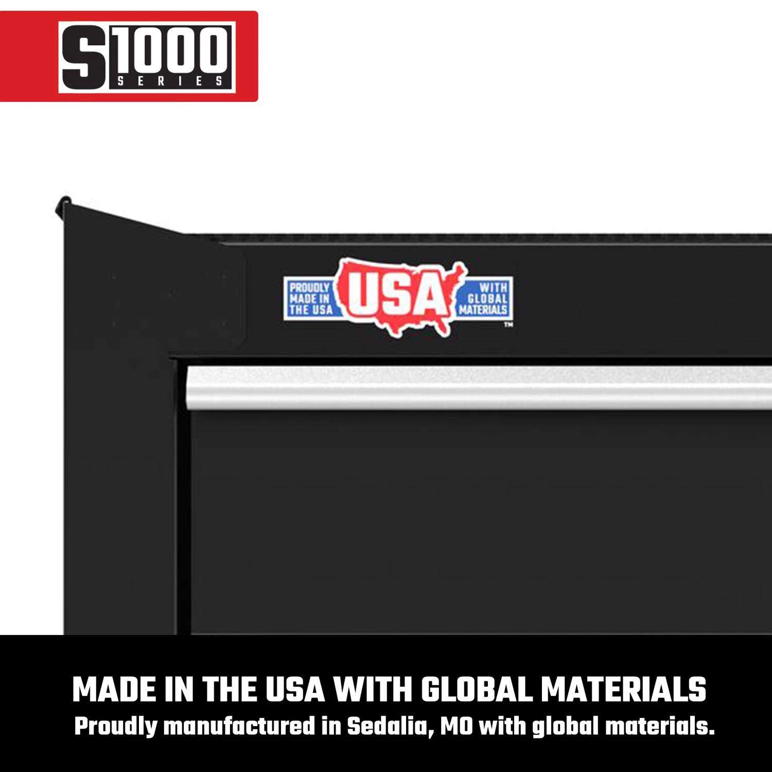 Craftsman S1000 27 In. 4 Drawer Steel Rolling Tool Cabinet 32.5 In. H X 18 In. D - Image 2
