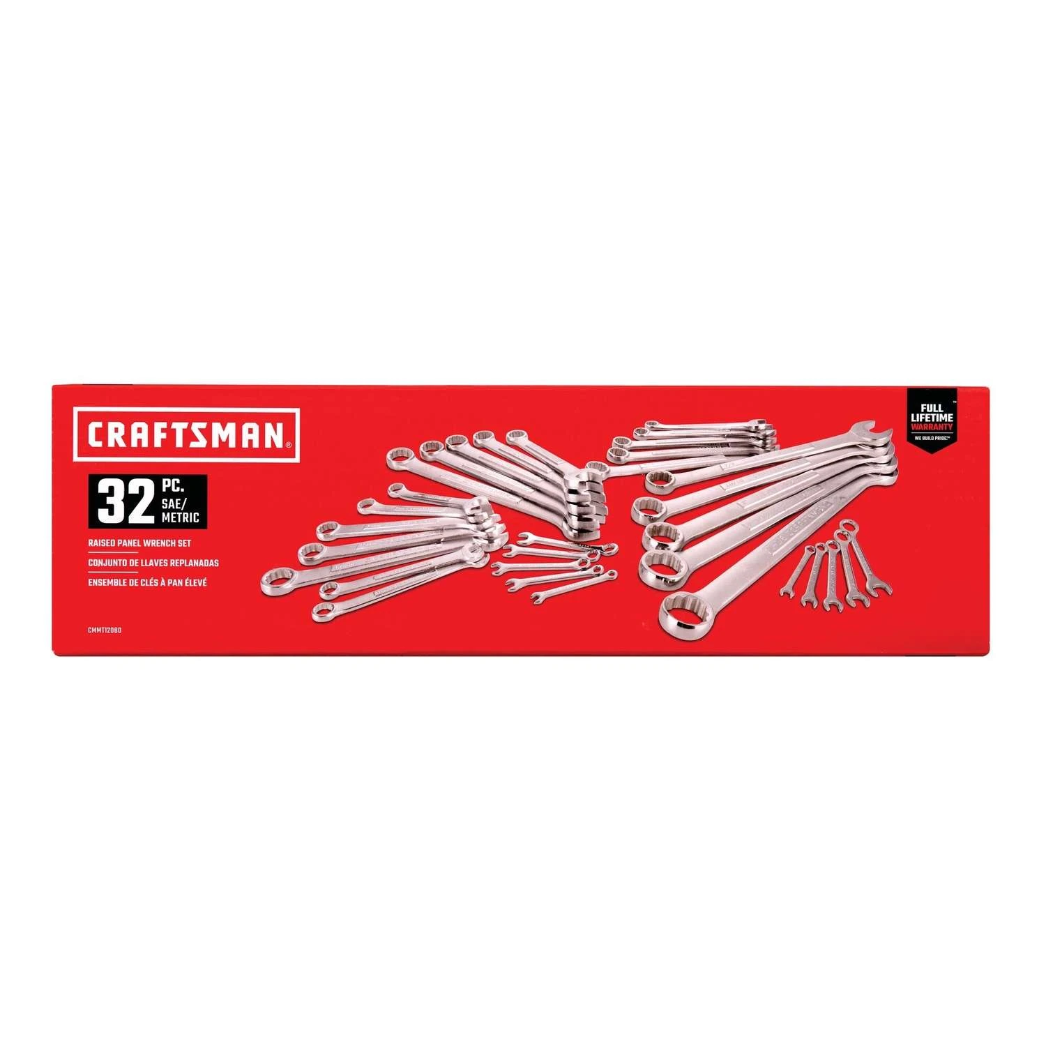 Craftsman 12 Point Metric And SAE Combination Wrench Set 32 Pc - Image 2