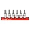 Craftsman V-Series X-Tract Technology 3/8 In. Drive Metric Hex Bit Socket Set 6 Pc