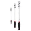 Craftsman V-Series 1/2, 1/4 And 3/8 In. Drive Comfort Grip Long Flex Head Ratchet Set