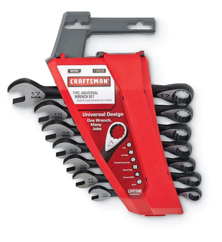 Craftsman Metric Wrench Set 17 In. L 7 Pc - Image 8