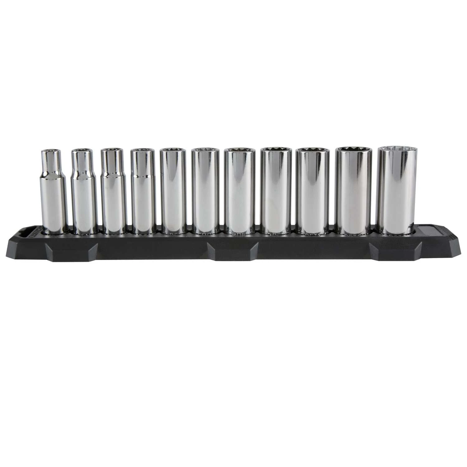 Craftsman 1/2 In. Drive SAE 12 Point Deep Socket Set 11 Pc - Image 2