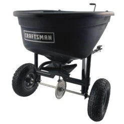 Craftsman 10 Ft. W Tow Broadcast Spreader For Fertilizer 110 Lb